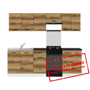 Кухня Junona Line 230 Дуб делано світлий/Білий BRW...